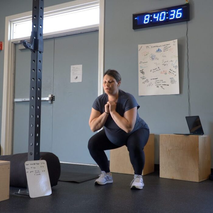limitless-physical-therapy-prenatal-fitness-goblet-squat